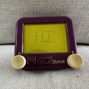Ohio Art Purple Pocket Etch‎ A Sketch Travel Size Toy